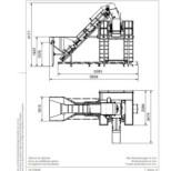 LiquiDrainer s dopravníkovým pásem na podestě V4170006