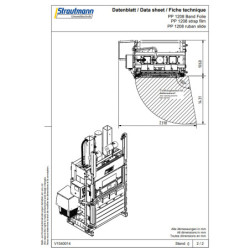 PP1208 lis na papír vázání páskou, QuickDoor, hydraulické dveře