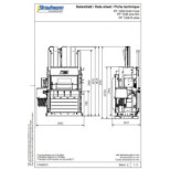 PP1208 lis na papír vázání drátem, QuickDoor, hydraulické dveře