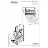 PP1208 lis na papír vázání drátem, QuickDoor, hydraulické dveře