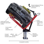 Zvedák s naklápěním H provedení 527512-H