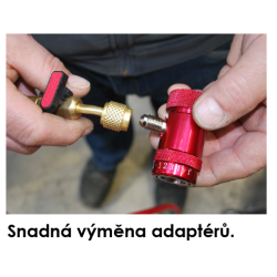 Odsávání klimatizace R1234yf/R134a/vozík/váha