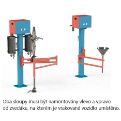 Modul 2 s dvěma sloupy, dvěma rameneny a dvakrát palivo GP 528259