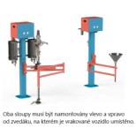 Modul 2 s dvěma sloupy, dvěma rameny a dvakrát palivo GP