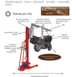 Zvedák motocyklů nosnost 350kg