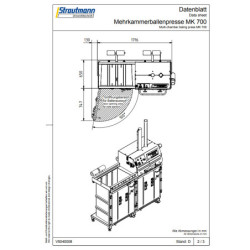 MK700 Paketovací lis Premium 40 kN