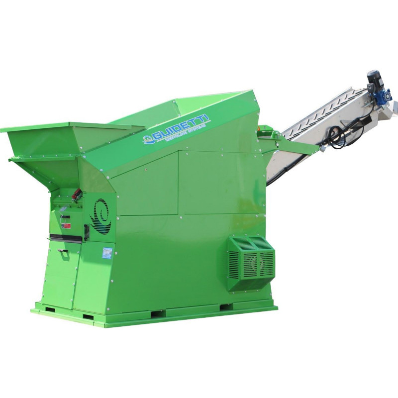 Předdrtič 20 kW/dopravník a magnet