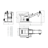 Předdrtič 20 kW/dopravník a magnet