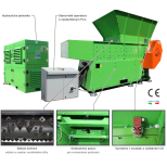 Předdrtič 78 kW/dopravník a magnet