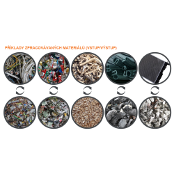 Předdrtič 78 kW/dopravník a magnet