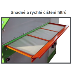 Suchý separátor 5 kW 3000 kg/hod