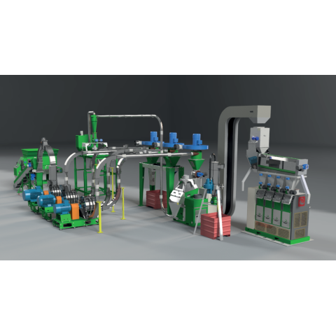 Linka pro zpracování a separaci