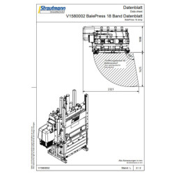 BP18 lis na papír a folii vázání páskou