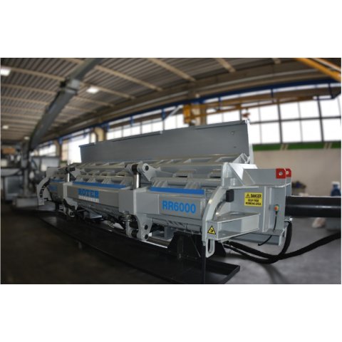 Dvouválcový lis (6m box) s diesel. motorem a dálkovým ovládáním