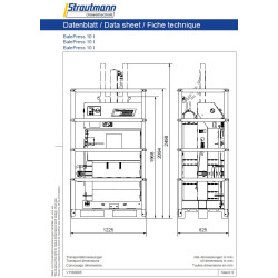 BP10 lis na papír a folii vázání páskou