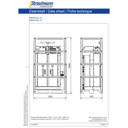 BP6 lis na papír a folii vázání páskou