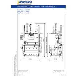 BP18 lis na papír a folii vázání páskou
