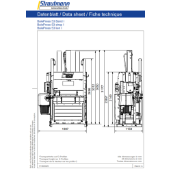 BP53 lis na papír nebo folii vázání páskou