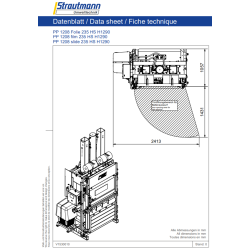 PP1208 lis na folii vázání páskou, hydraulické dveře